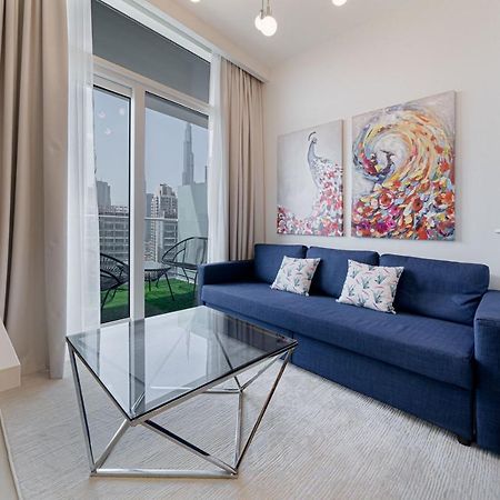 Alluring 1 Bd Apartment In Business Bay With Burj Khalifa View ดูไบ ภายนอก รูปภาพ